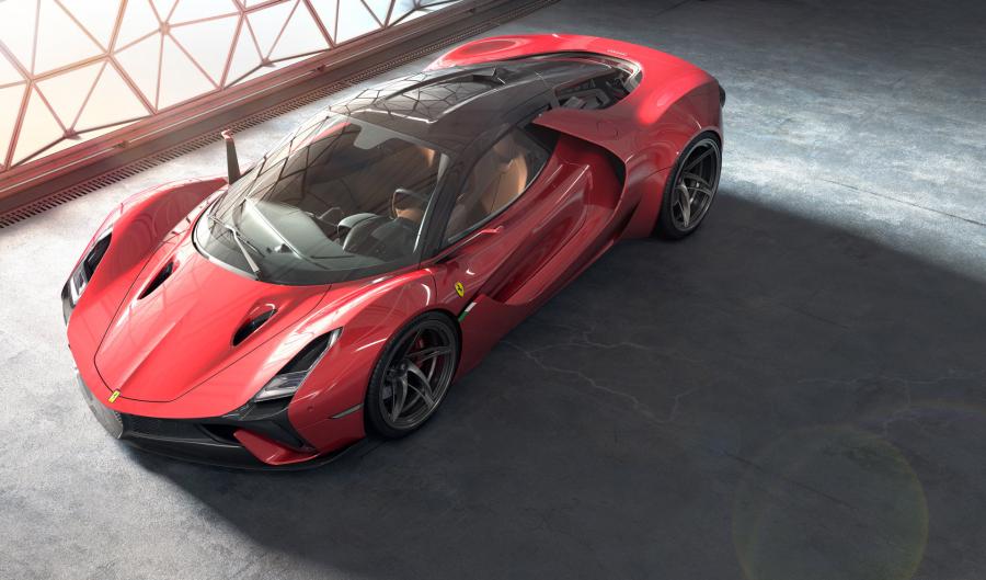  Ferrari Stallone Concept by Murray Sharp 2020 года  (фото 5 из 15)